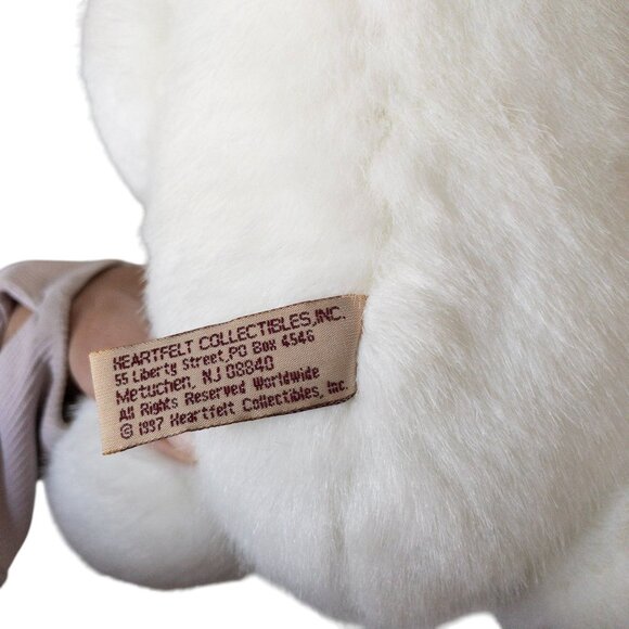 Heartfelt Collectibles Sylvester jointed polar bear plush toy 1997 - Picture 5 of 10